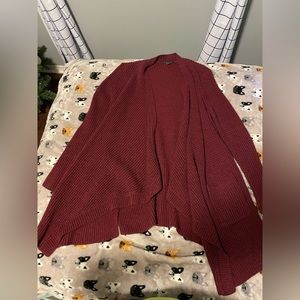 American Eagle maroon cardigan